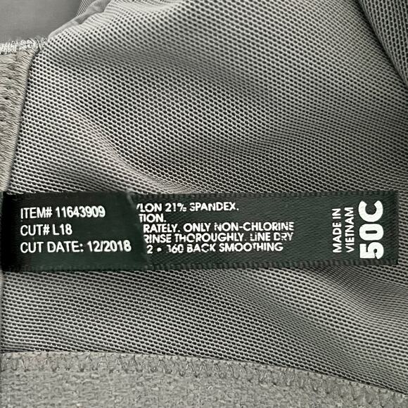 Torrid Curve Bra Full Coverage 50C Gray Lightly Padded Underwire - Picture 6 of 11